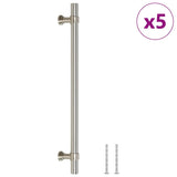 Vidaxx Griffe 5 Stück 192 mm Edelstahl silberfarben