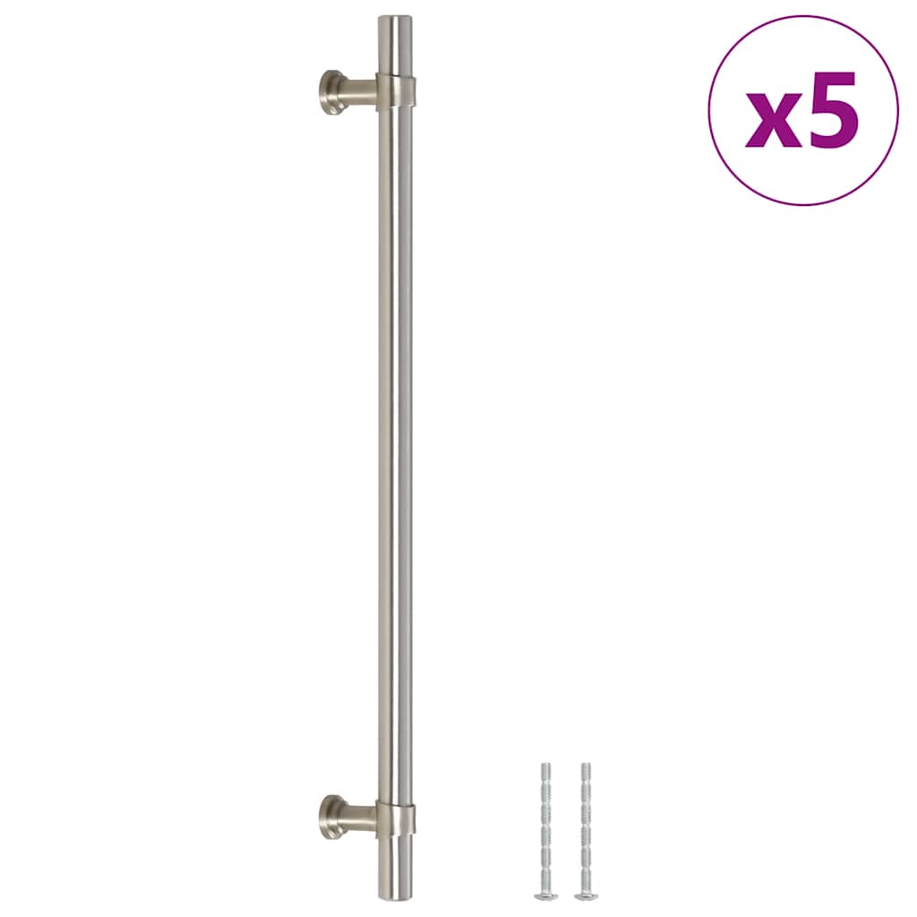 VidaXL Griffe 5 Stück 224 mm Edelstahl silberfarben