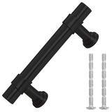 VidaXL Griffe 10 Stück 64 mm Edelstahl schwarz