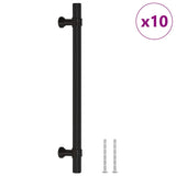 Vidaxl gère 10 st 160 mm en acier inoxydable noir