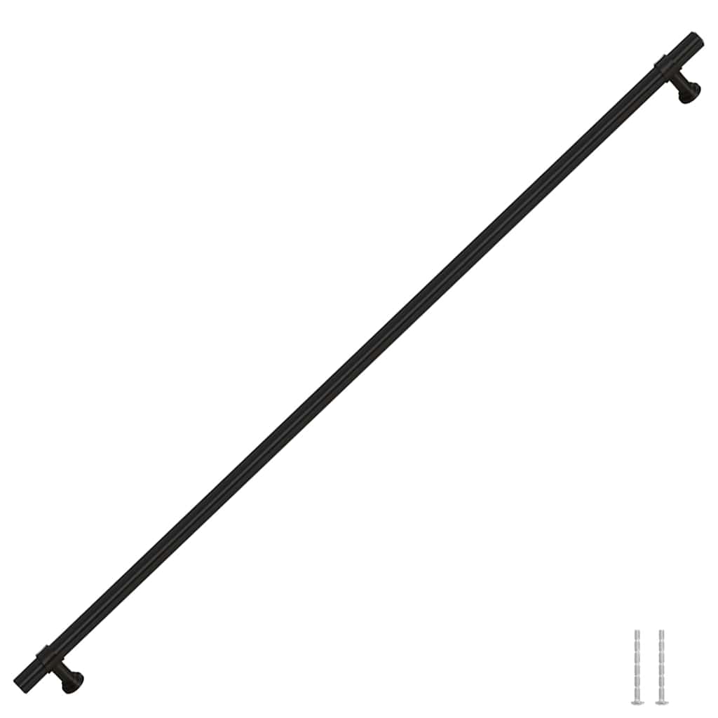 Vidaxl handvatten 5 st 480 mm roestvrij staal zwart