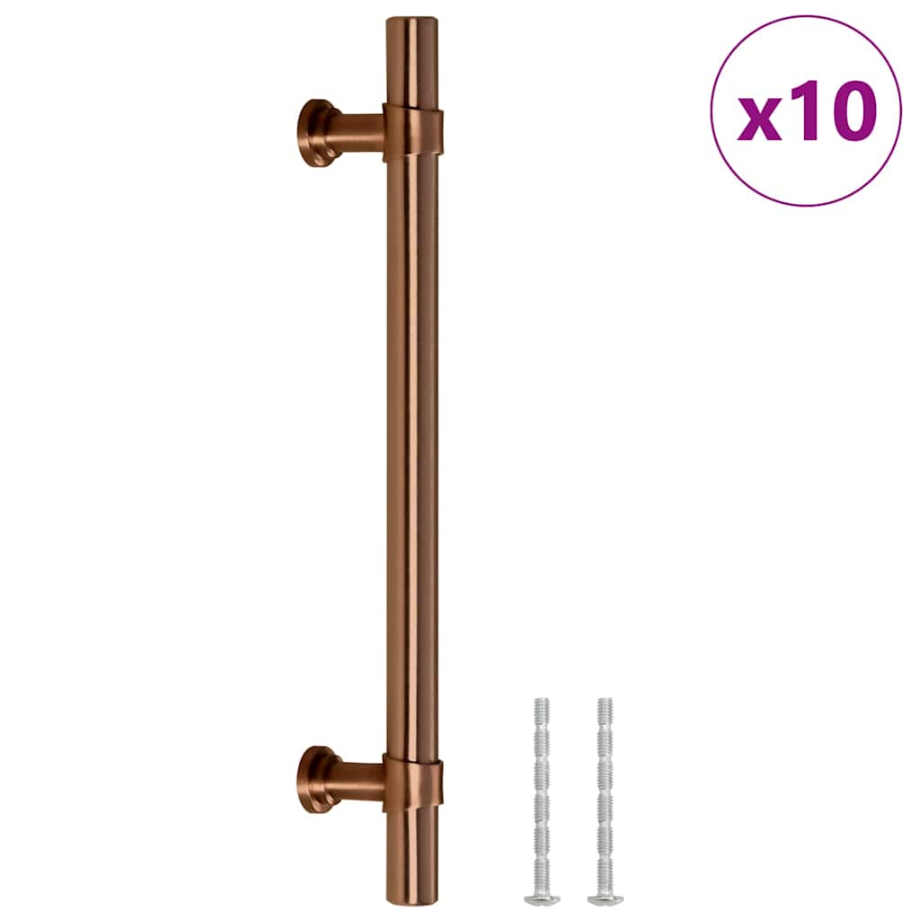 VidaXL Griffe 10 Stück 128 mm Edelstahl bronzefarben