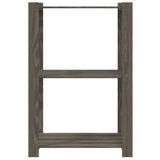 Vidaxx Lagerregal 3-lagig 60x38x90 cm massives Kiefernholz grau
