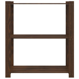 Vidaxl storage rack 3-layer 80x38x90 cm Solid pine pine brown