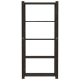 Vidaxl Storage Rack 5-lag 80x38x170 cm solid furu tre svart