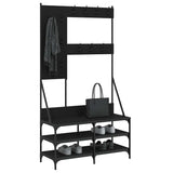 Vidaxx Kleiderständer mit Schuhablage 100x40x184 cm schwarz