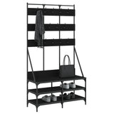Vidaxx Kleiderständer mit Schuhablage 100x40x184 cm schwarz