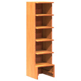 Vidaxl Schuhschrank 28x30x104 cm Festkiefer Wäschebraun