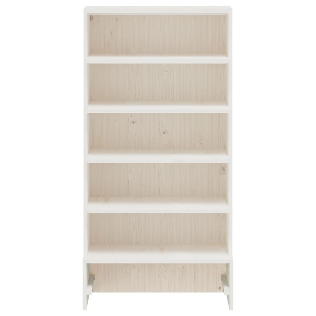 Vidaxl Schong Cabinet 52x30X104 cm falen Däiwel wäiss