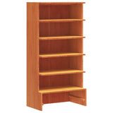 Vidaxx Schuhschrank 52x30x104 cm massives Kiefernholz, waschbraun