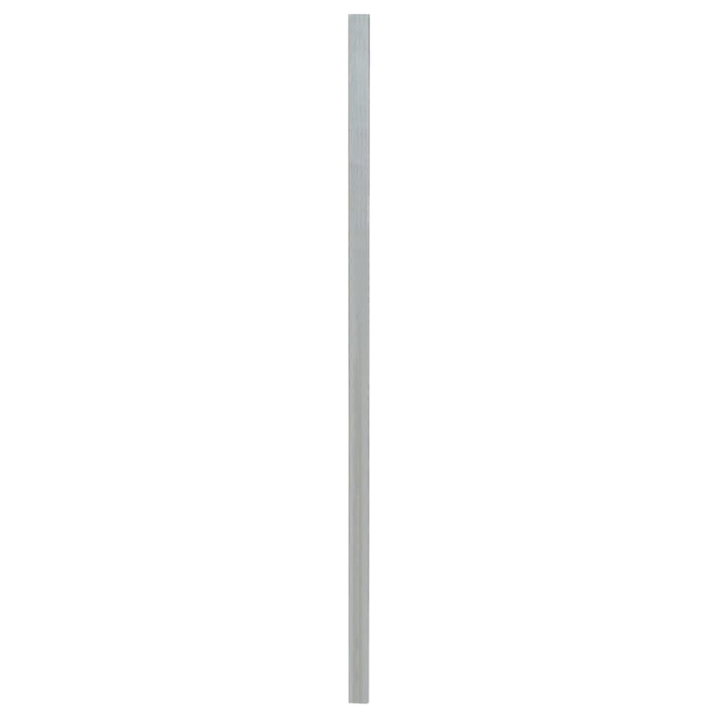 Vidaxl fence posts 10 st 200 cm galvanized steel silver colored