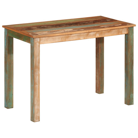 Vidaxl eettafel 110x55x76 cm gerecycled massief mangohout