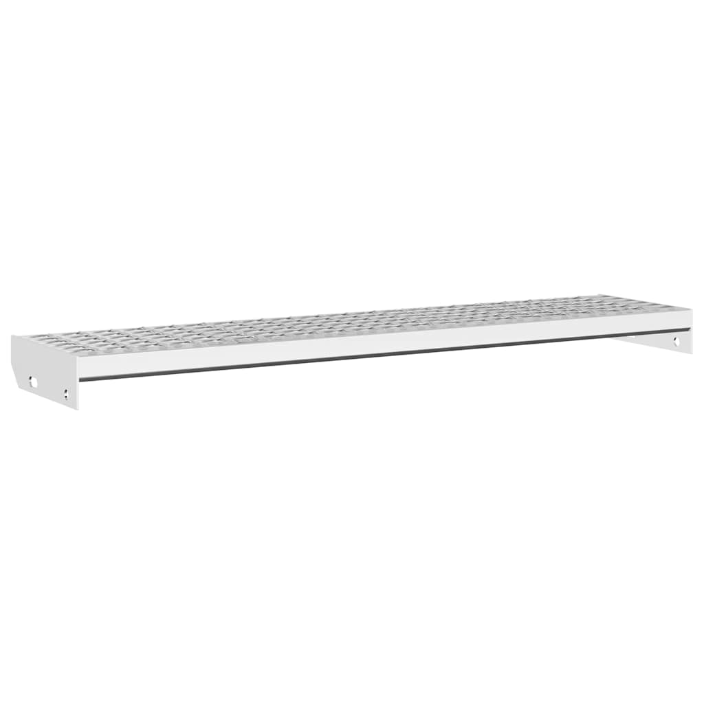 Vidaxxl Treppenstufengitter 100x24x7 cm verzinkter Stahl