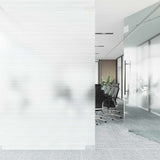 VidaXL Fensterfolien Streifenmuster matt PVC