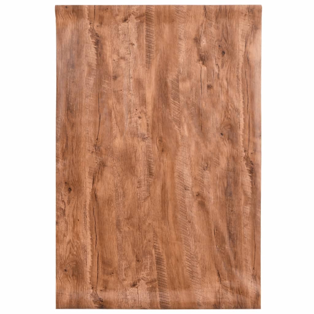 Vidaxl Möbelöle Selbstadhäsives Holz Look 90x500 cm PVC