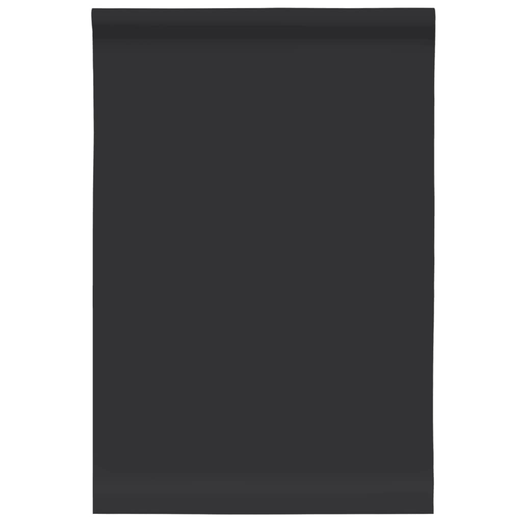 VidaXL Möbelfolien selbstklebend 90x500 cm PVC mattschwarz