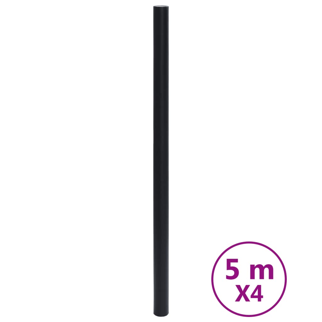 VidaXL Möbelfolien selbstklebend 90x500 cm PVC mattschwarz