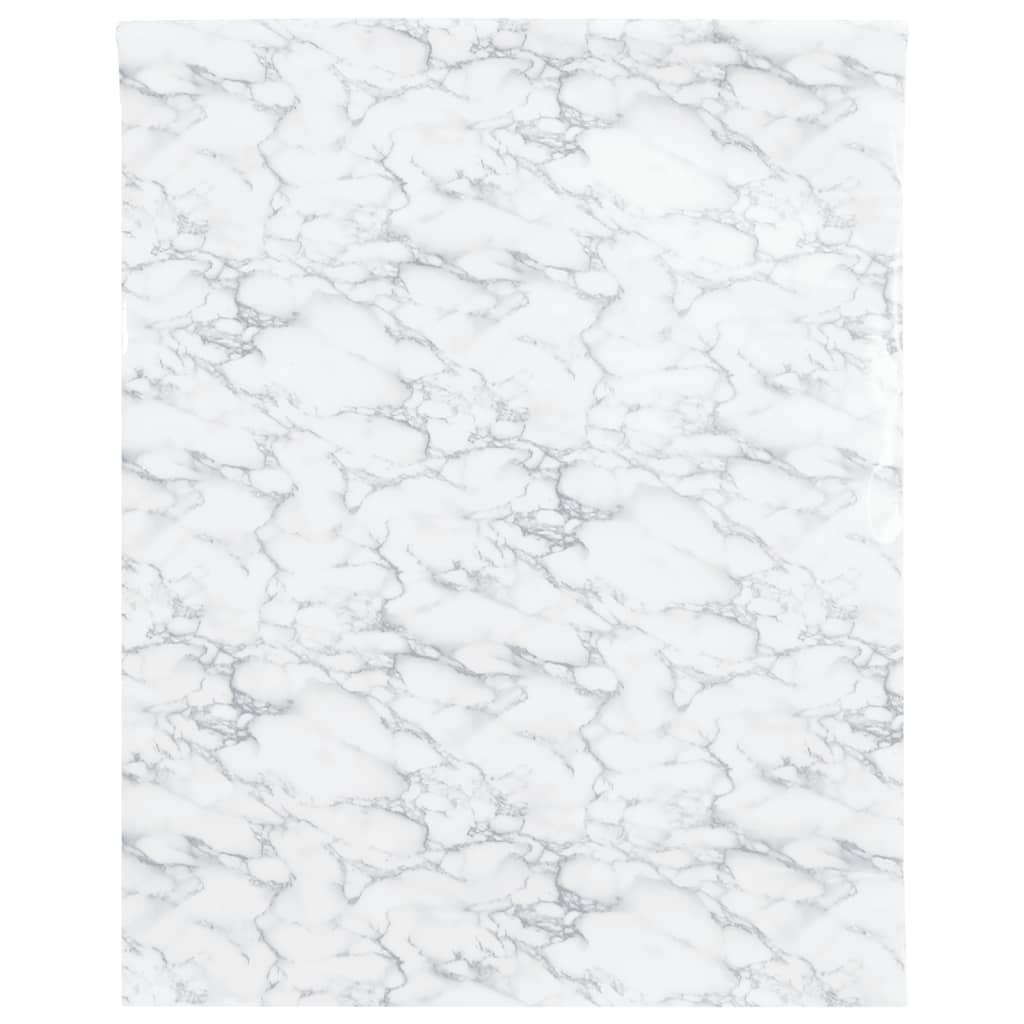 Oli per mobili Vidaxl autoadesivo 90x500 cm Pvc Marble White