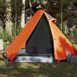 Vidaxl Dome tent 2-person waterproof gray and orange