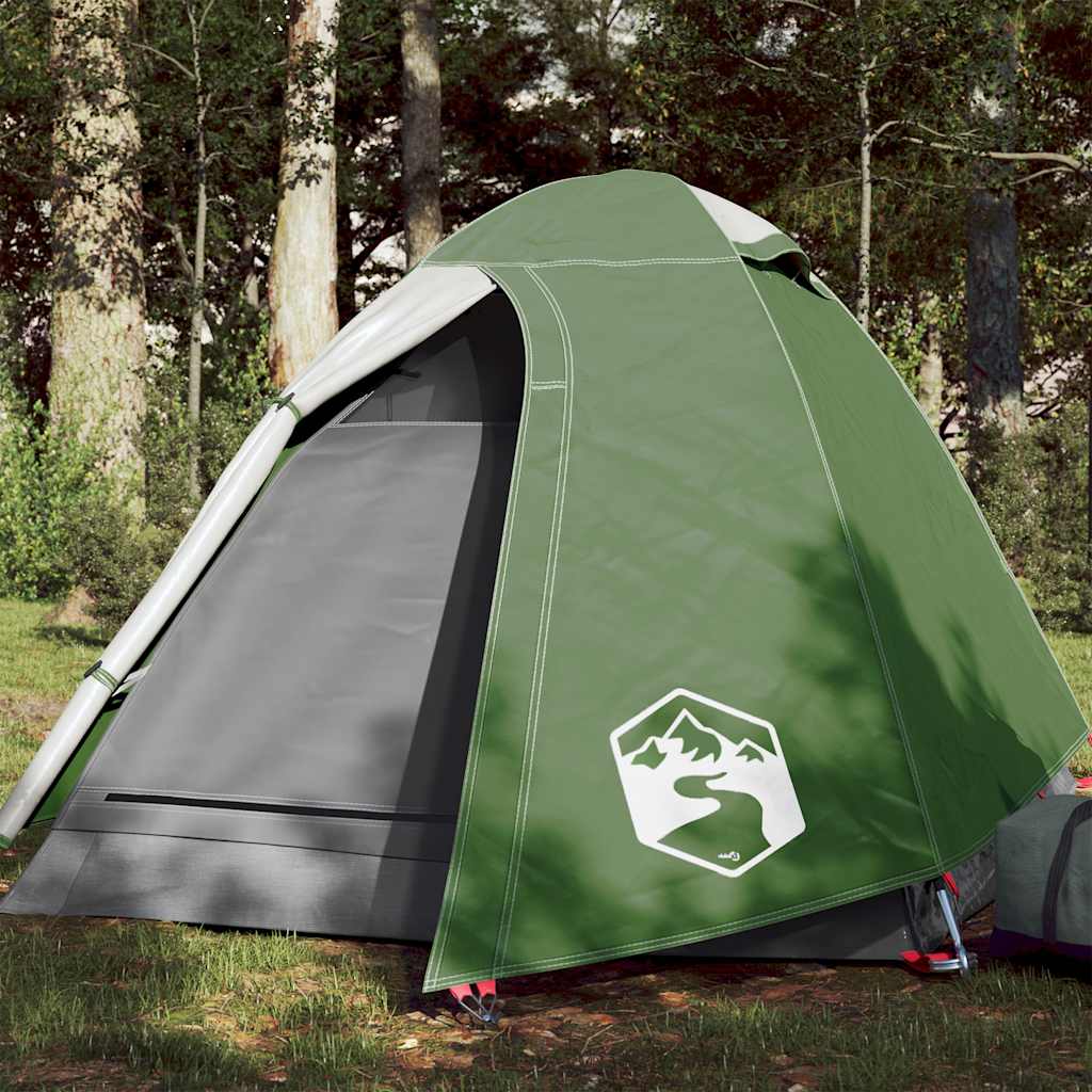 Vidaxl Dome tent 2-person waterproof green