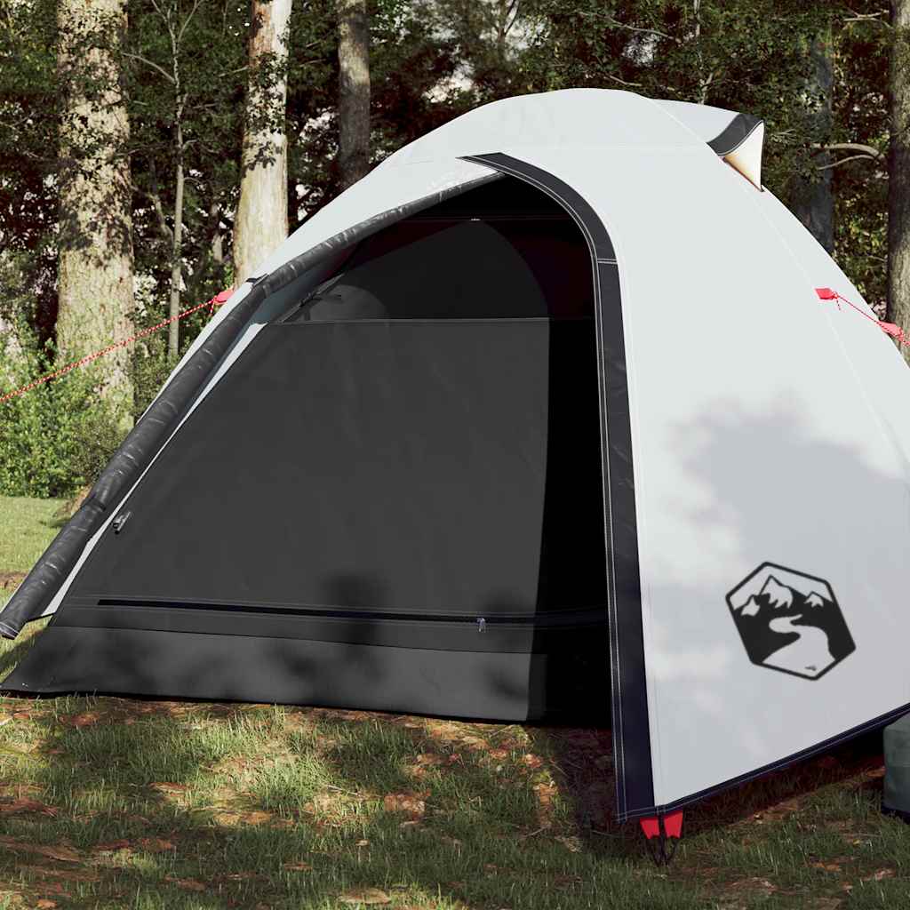 VidaXL Dome tent 2-person waterproofing fabric white