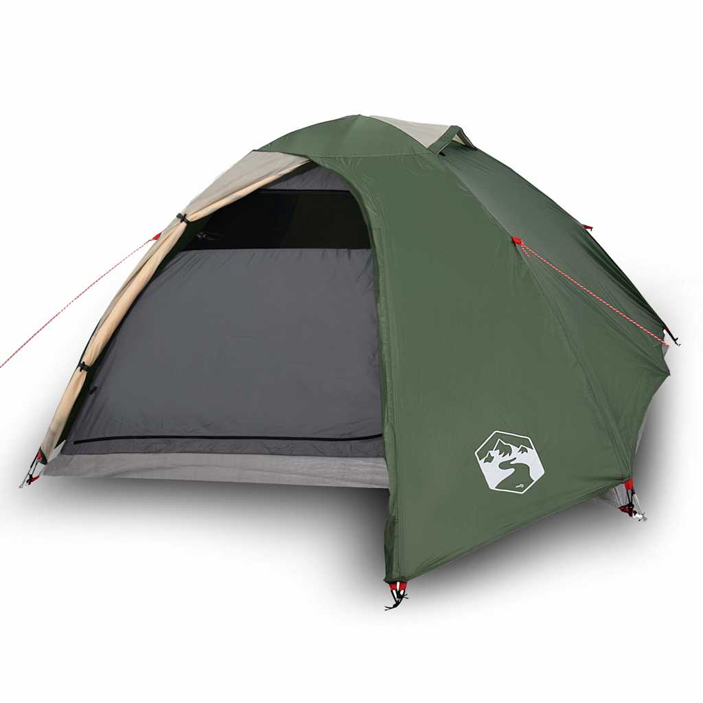 Vidaxl dome tente 4 personnes étanche verte