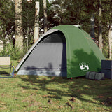 Vidaxl dome tente 4 personnes étanche verte