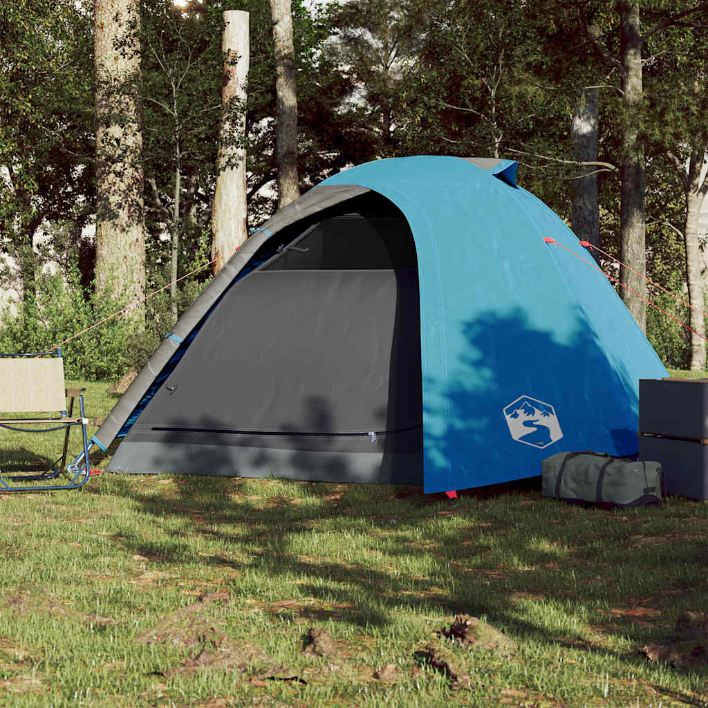 Vidaxl Dome tent 4-person waterproof blue