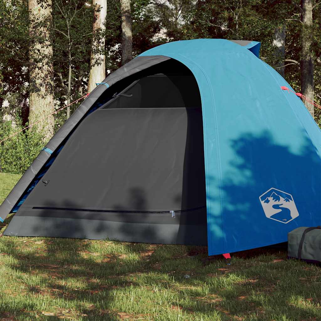 Vidaxl Dome tent 4-person waterproof blue