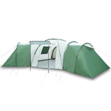 Vidaxl Dome-Tent 12 personnes étanche verte