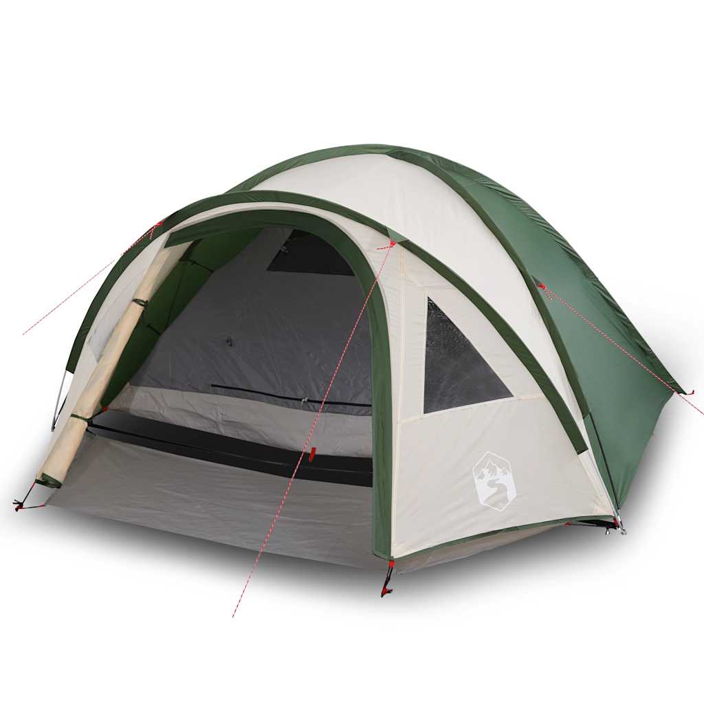 Vidaxl Dome tent 4-person waterproof green