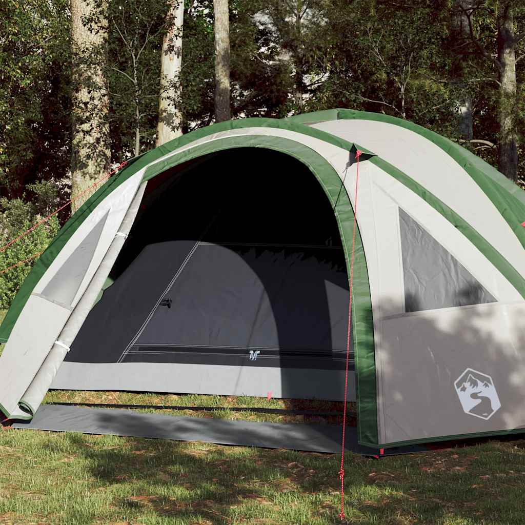 Vidaxl dome tente 4 personnes étanche verte