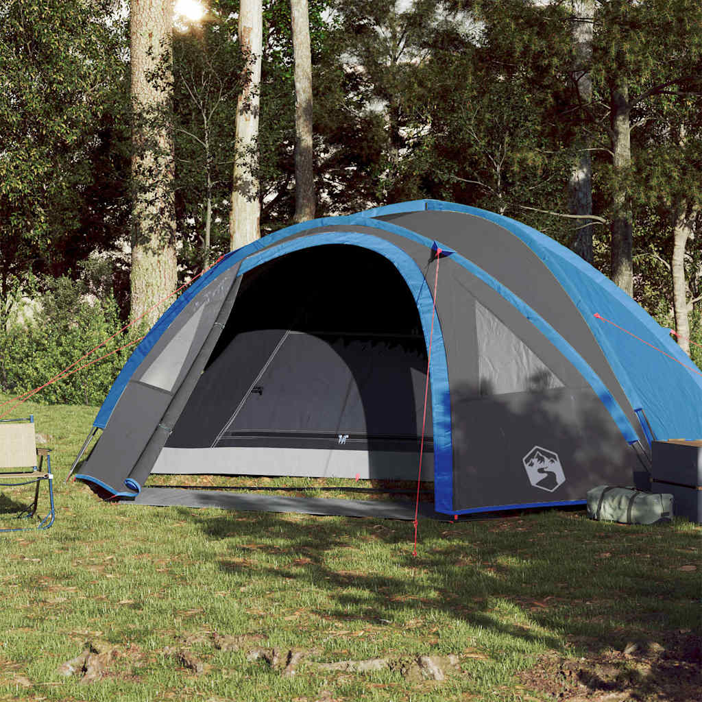 Vidaxl Dome tent 4-person waterproof blue