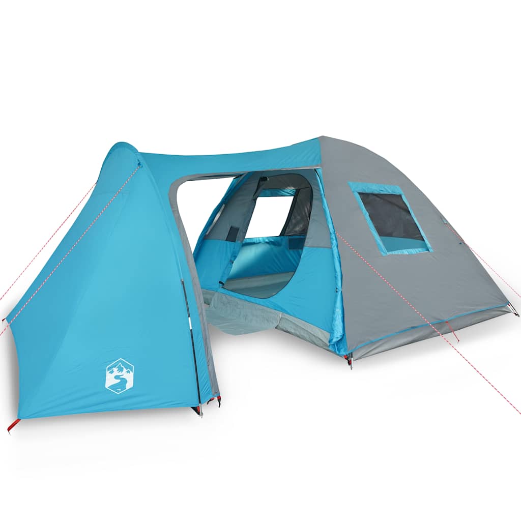 Vidaxl Dome Tent Blue impermeable de 6 personas