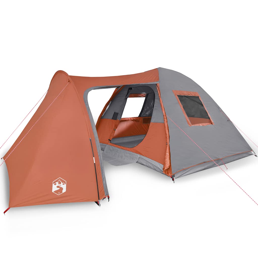 VidaXL Kuppelzelt 6-Personen wasserdicht orange