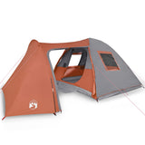 VidaXL Kuppelzelt 6-Personen wasserdicht orange