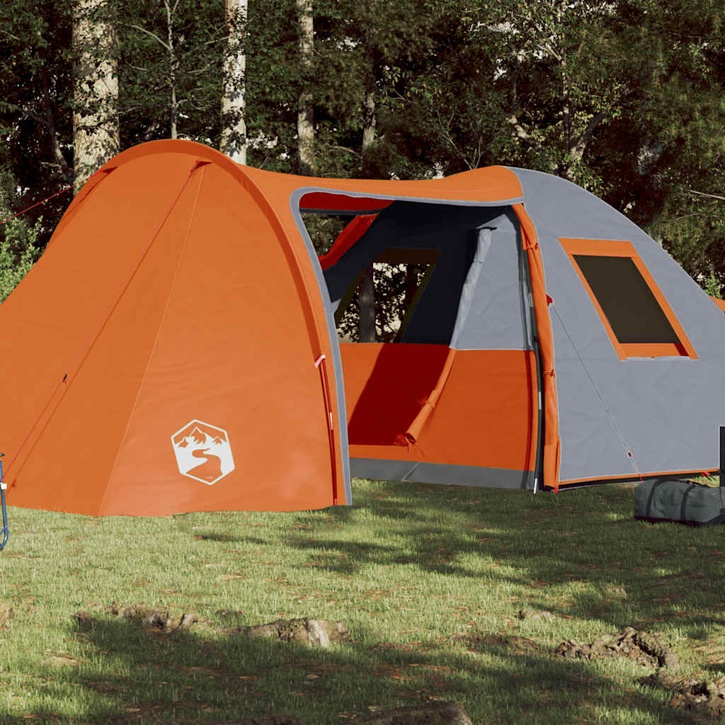 VidaXL Dome tent 6-person Waterproof Orange