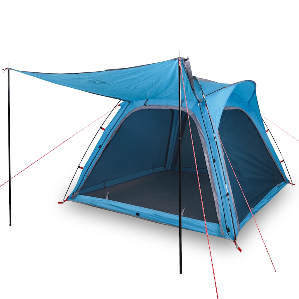 Tenda Vidaxl Blu veloce a 4 persone Blu