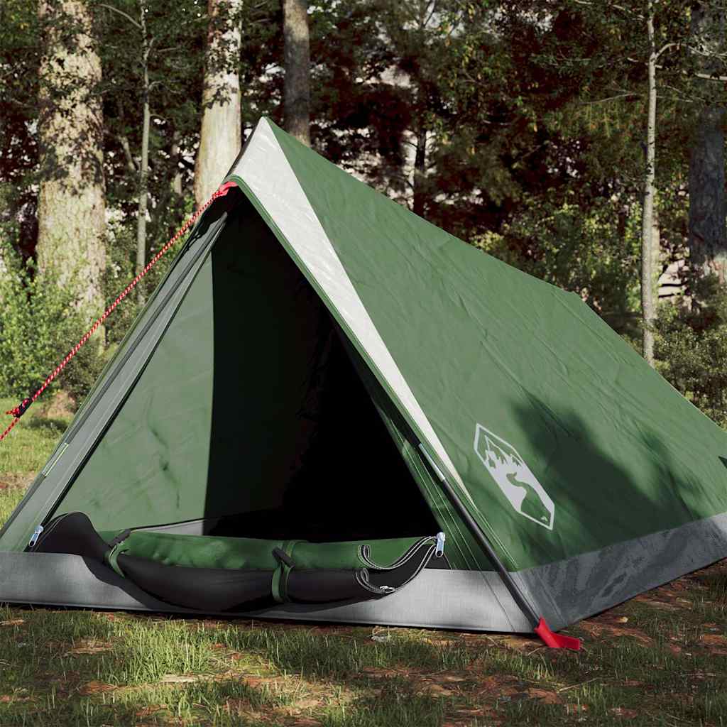 Vidaxl Tenda per 2 persone impermeabile verde