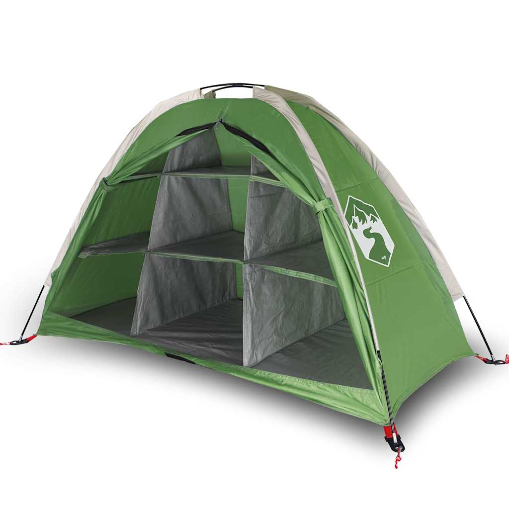 Vidaxl opbergtent 9 vakken waterdicht groen