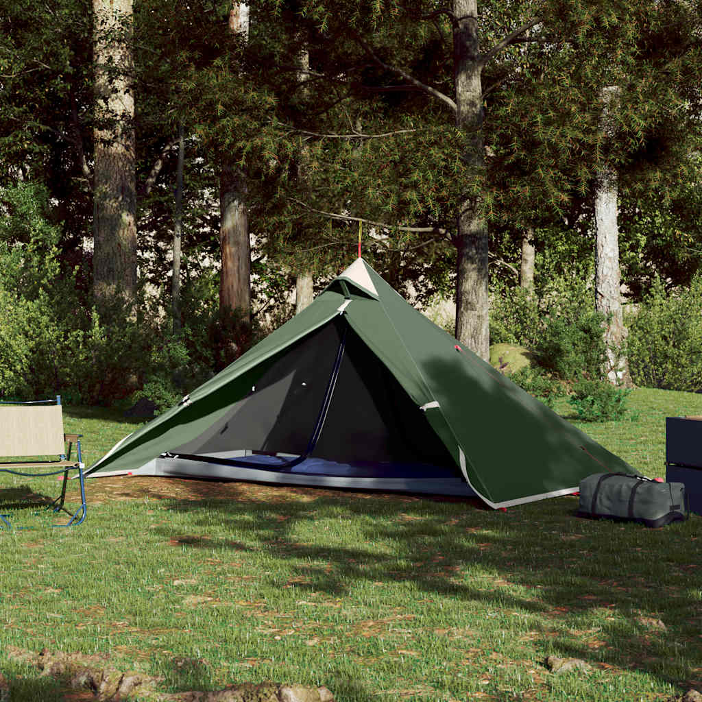 VidaXL hängendes Tipi-Zelt 1-Personen wasserdicht grün