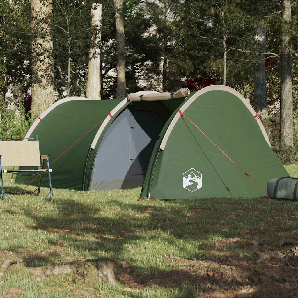 Vidaxl Tunnel Tent 4-osobowy wodoodporny zielony