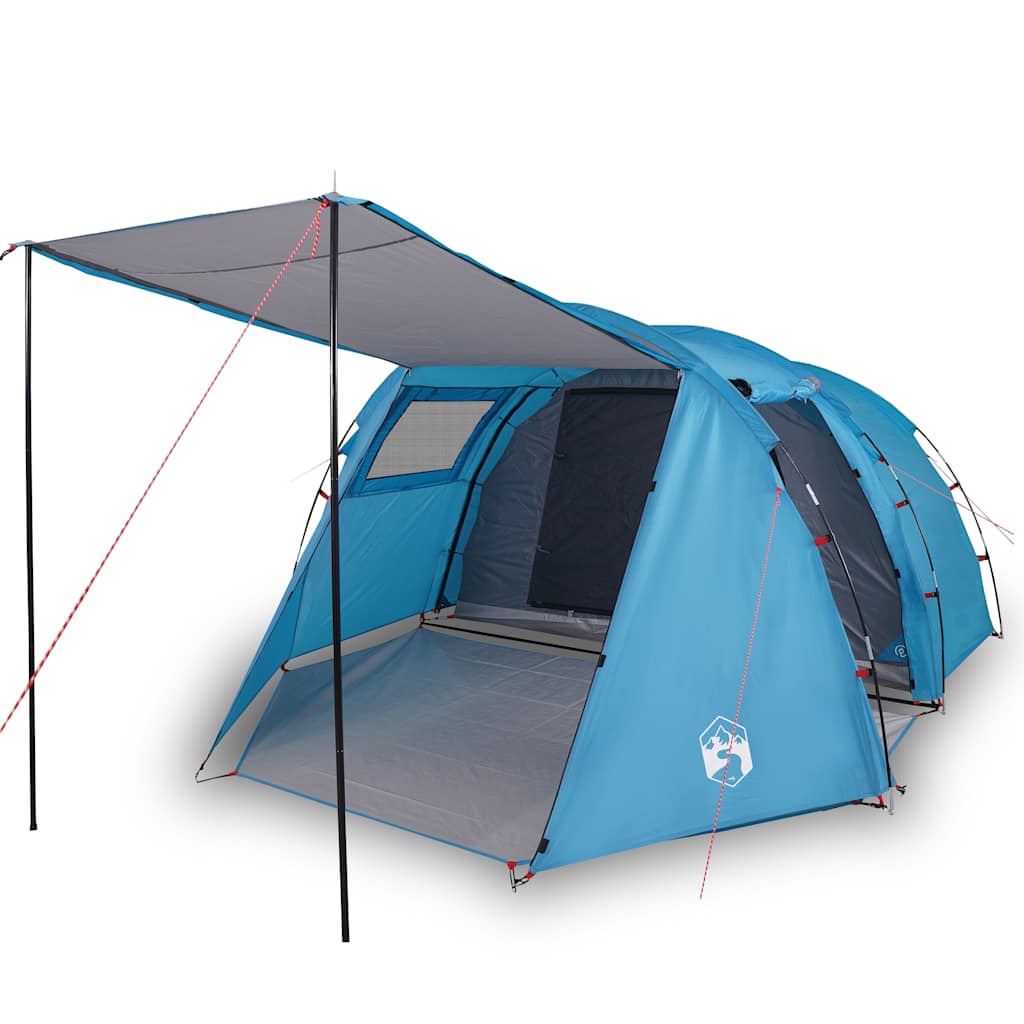 Vidaxl Tunnel tent 4-person waterproof blue