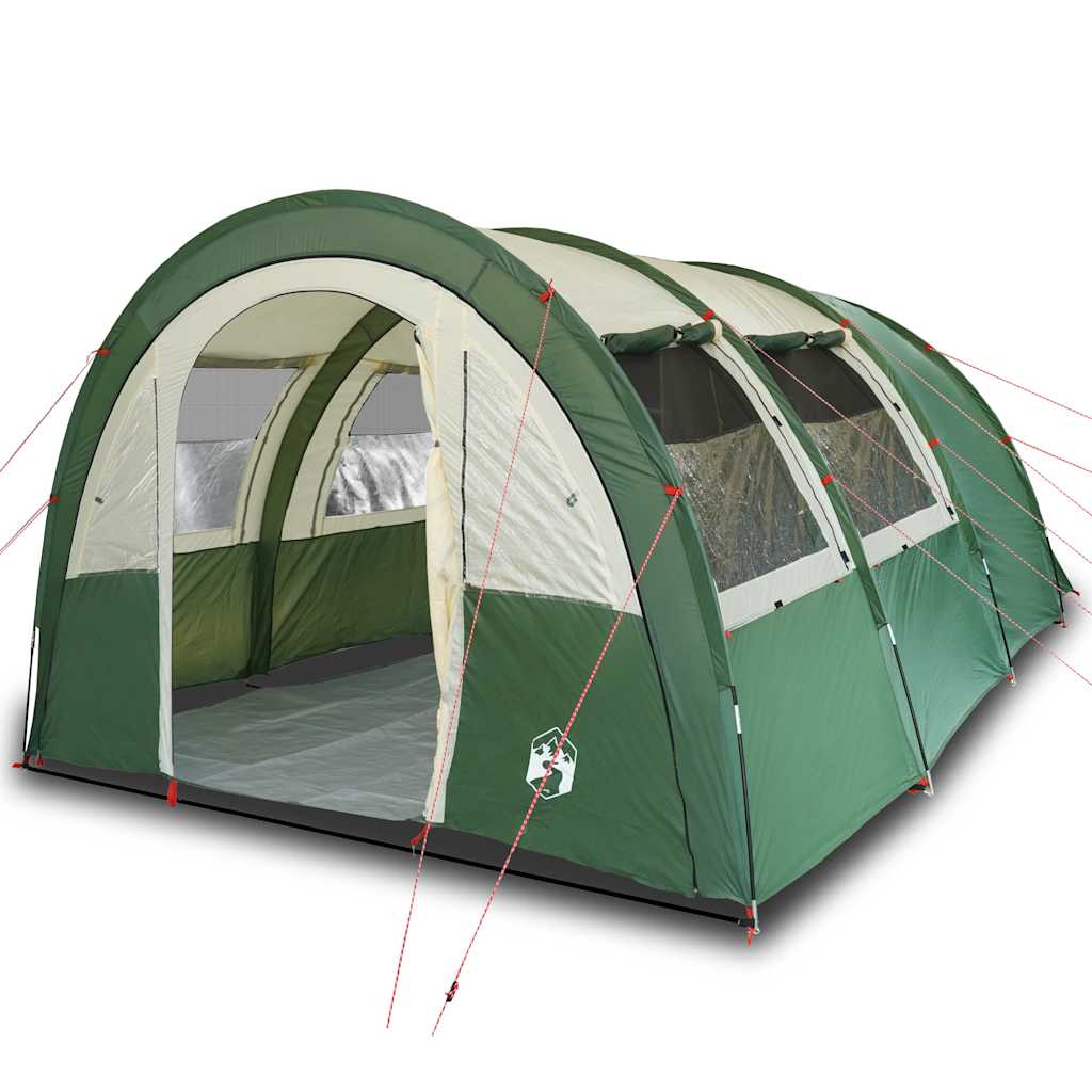 Vidaxl Tunnel Stan 4-Person Waterproof Green