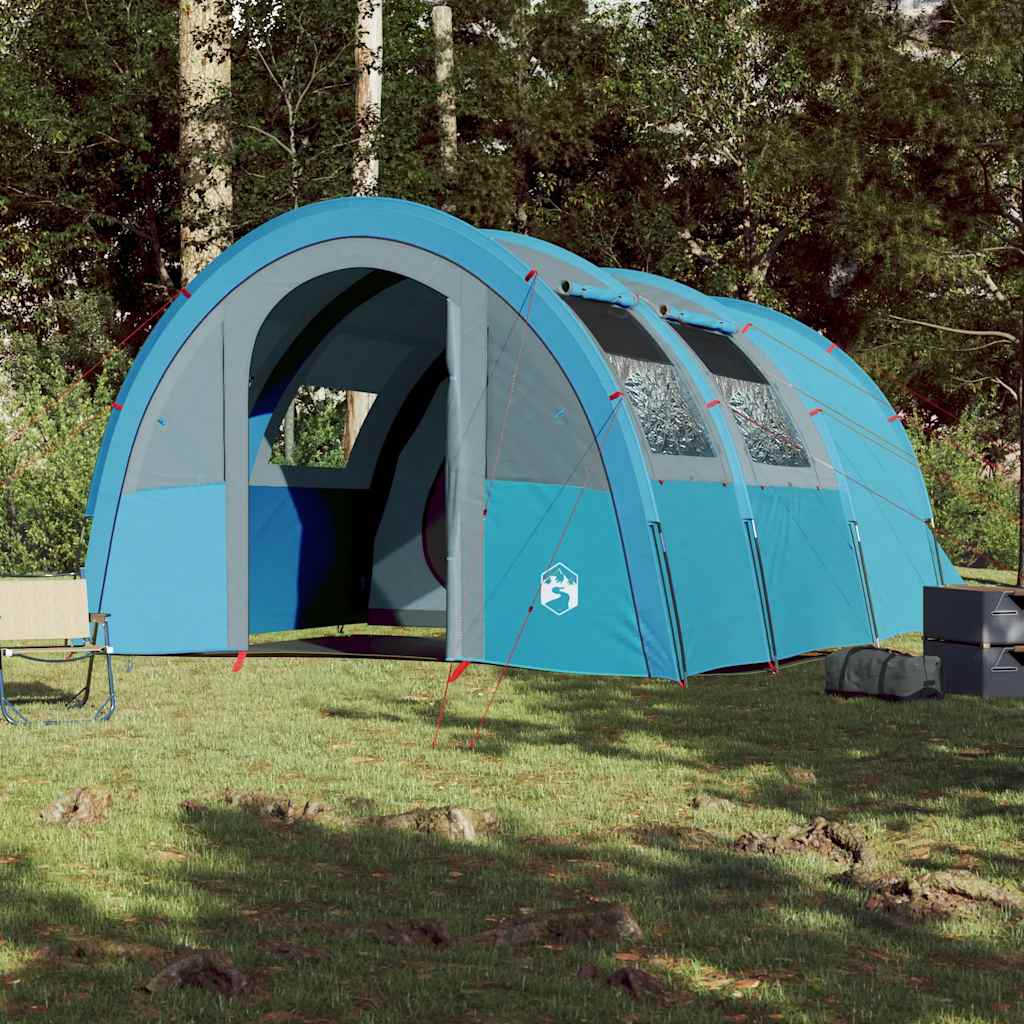 Tenda tunnel Vidaxl Blu impermeabile per 4 persone