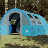 Tenda tunnel Vidaxl Blu impermeabile per 4 persone