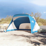 Vidaxl Beach Tent 274x178x170 148 cm 185t poliestere azzurro blu