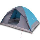 Vidaxl Dome Tent Blue impermeable de 6 personas