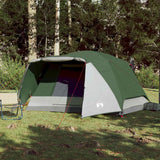 Vidaxl tent with awning 4-person waterproof green