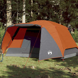 Vidaxl tent with awning 4-person waterproof orange